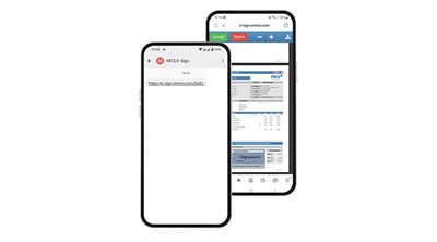 MCS Rental Software offers electronic signatures via SMS text message