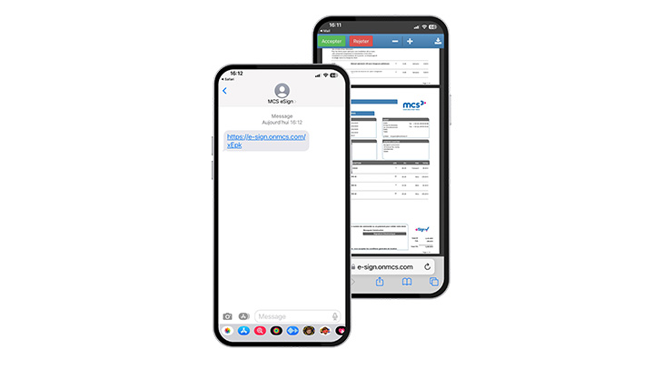 MCS lance la fonctionnalité de signature électronique via SMS
