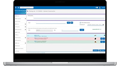 MCS Rental Software optimiert den Picking-Prozess mit neuen Funktionen